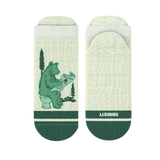 The Does A Bear | Green Toilet Bear Heel Hammock™ Ankle Socks from Shinesty