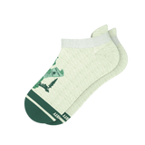 The Does A Bear | Green Toilet Bear Heel Hammock™ Ankle Socks from Shinesty