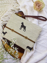 Dog Walk Wristlet Purse from Ash & Rose