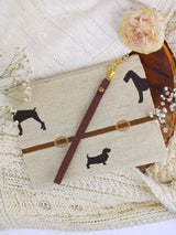 Dog Walk Wristlet Purse from Ash & Rose