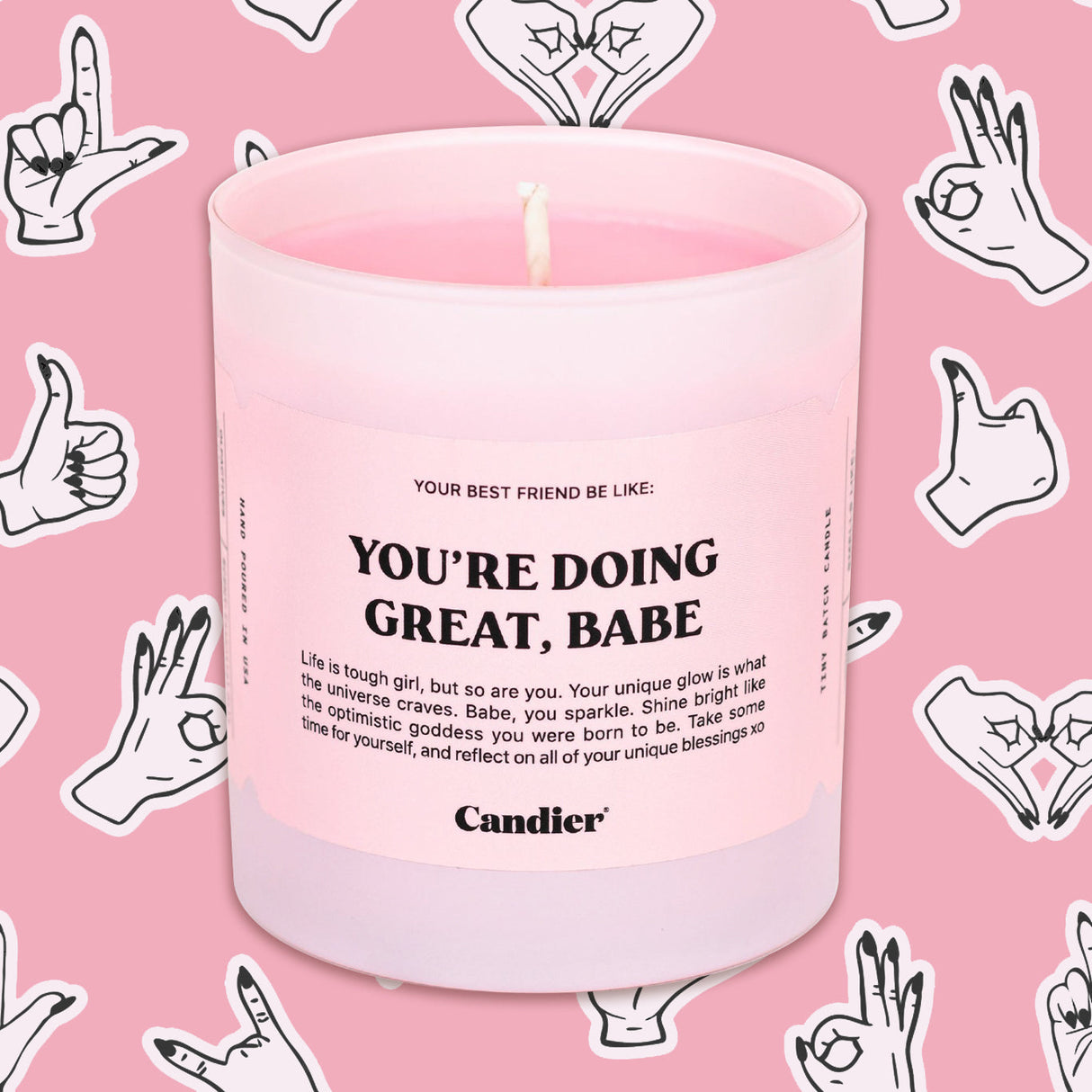 YOU'RE DOING GREAT CANDLE from Ryan Porter