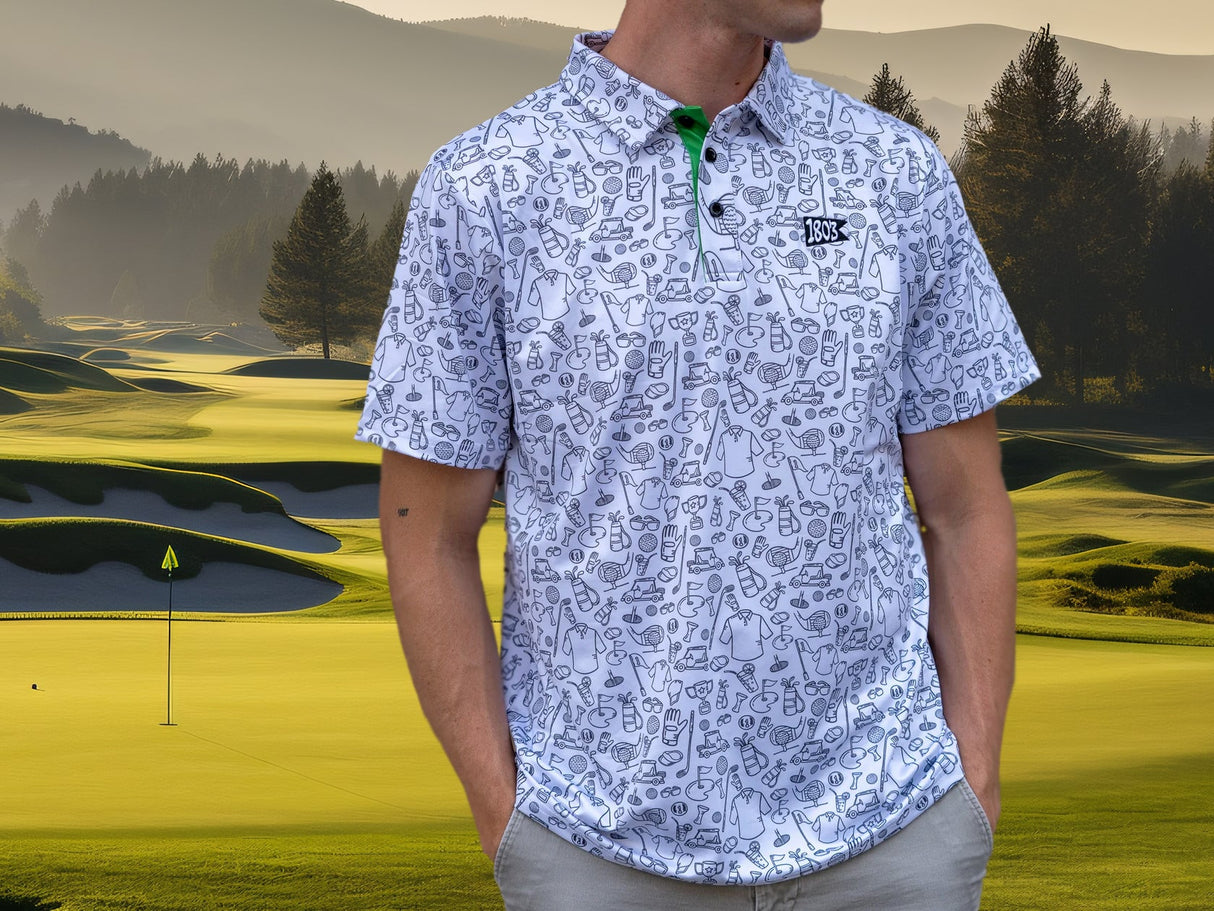 Golf Doodle Polo 1803 Sports from 1803 Sports