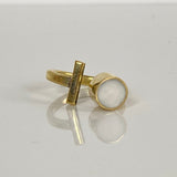 Dot + Rod Ring From Abroad Modern