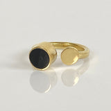 Dot + Disc Ring From Abroad Modern