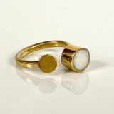 Dot + Disc Ring From Abroad Modern