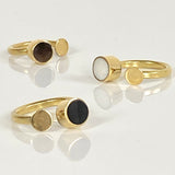 Dot + Disc Ring From Abroad Modern