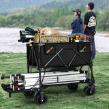 Large Collapsible Double Decker Wagon, 450lbs Heavy Duty From Redcamp