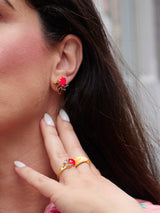 Blooming Fan Studs from Ash & Rose