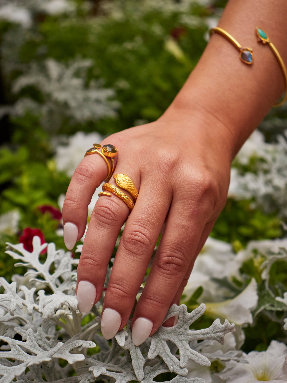 Basil the Cobra Ring from Ash & Rose