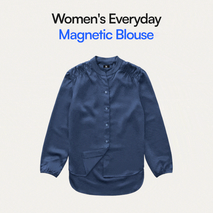Everyday Magnetic Button Blouse for Women from Joe & Bella