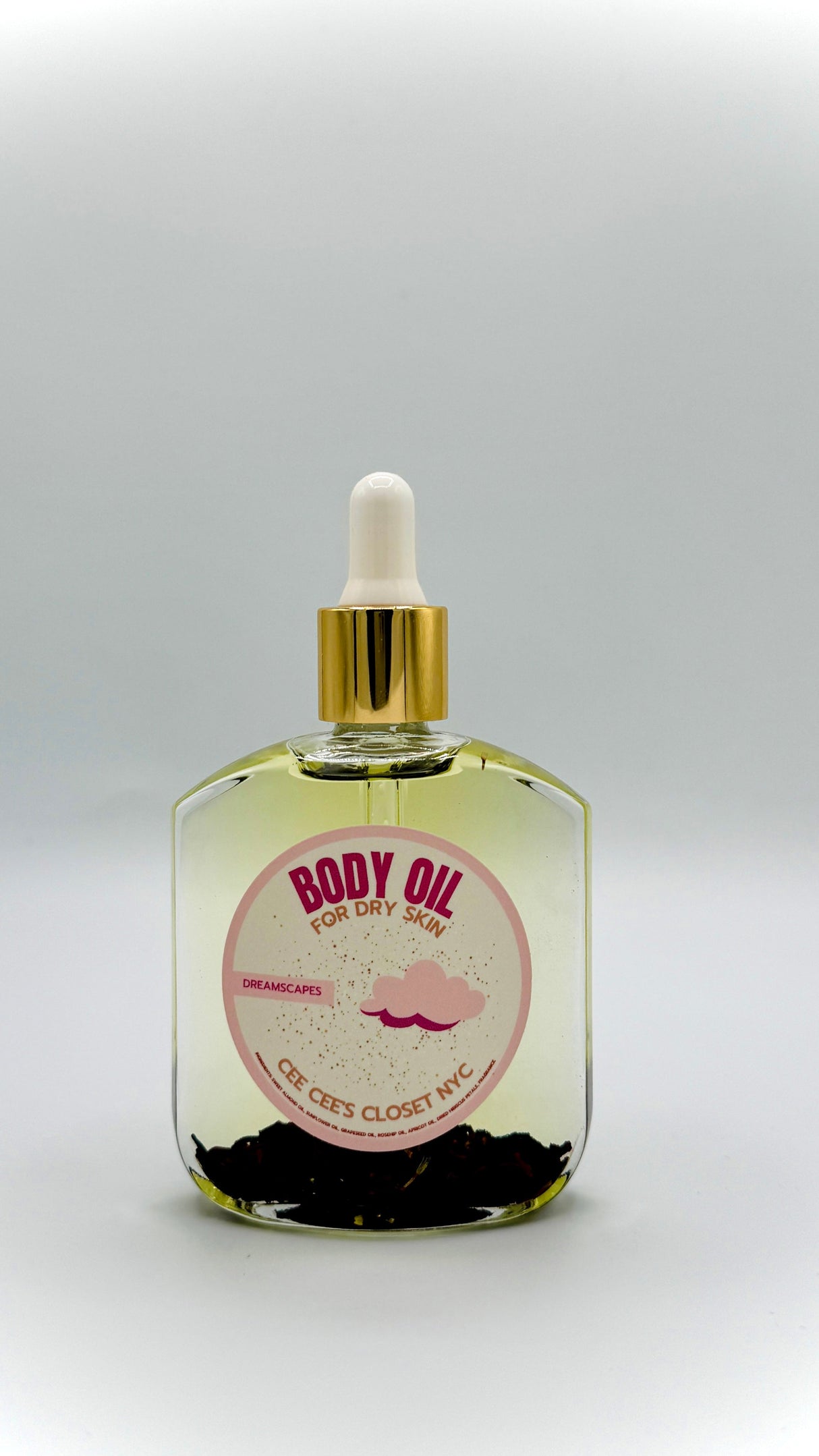 Scented Dry Body Oil from Cee Cee's Closet NYC