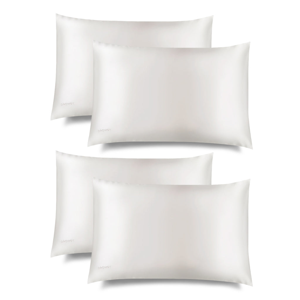 Akoya Pearl Silk Pillowcase from Drowsy