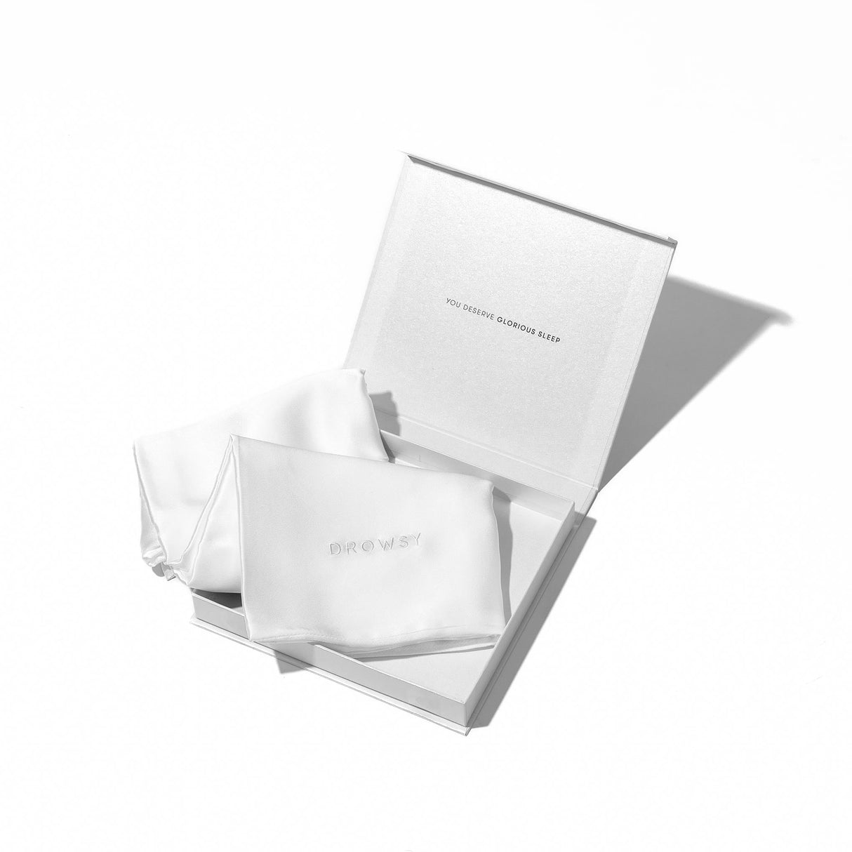 Akoya Pearl Silk Pillowcase (King Size) from Drowsy