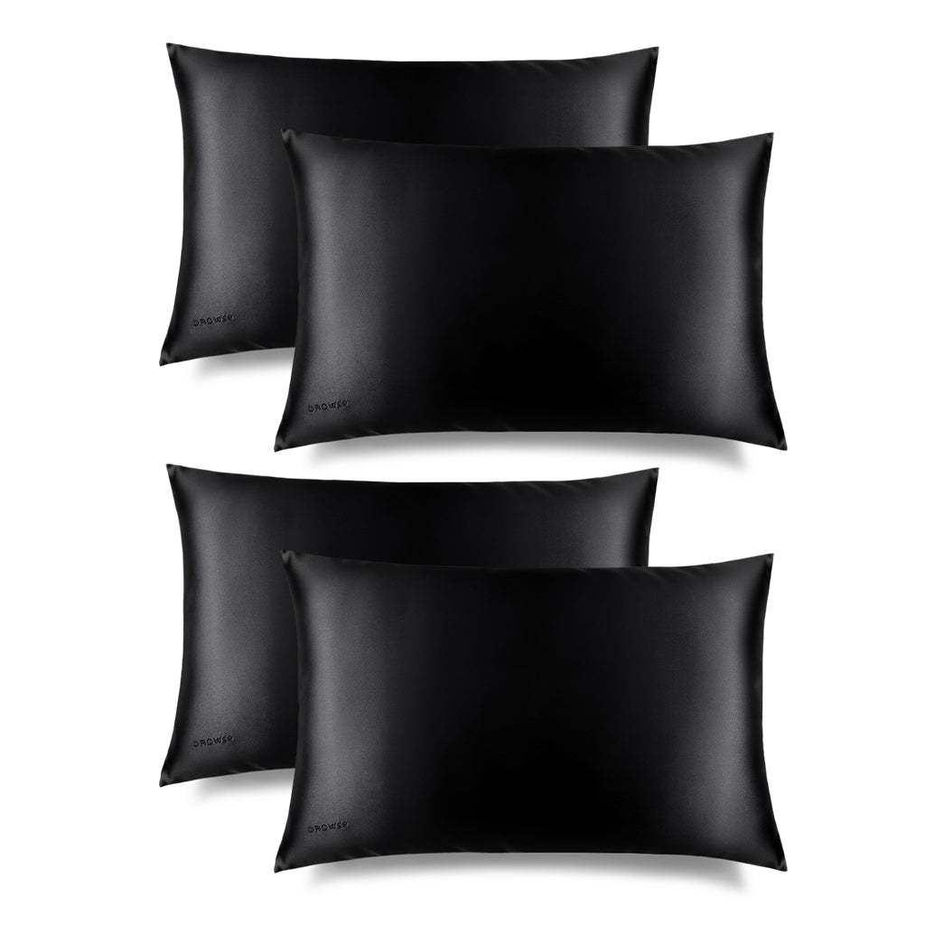 Black Jade Silk Pillowcase from Drowsy