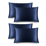 Midnight Blue Silk Pillowcase from Drowsy