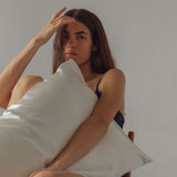 Akoya Pearl Silk Pillowcase from Drowsy