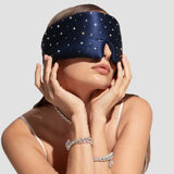 Silk Sleep Eye Mask Crystals by Swarovski® from Drowsy