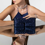 Silk Sleep Eye Mask Crystals by Swarovski® from Drowsy