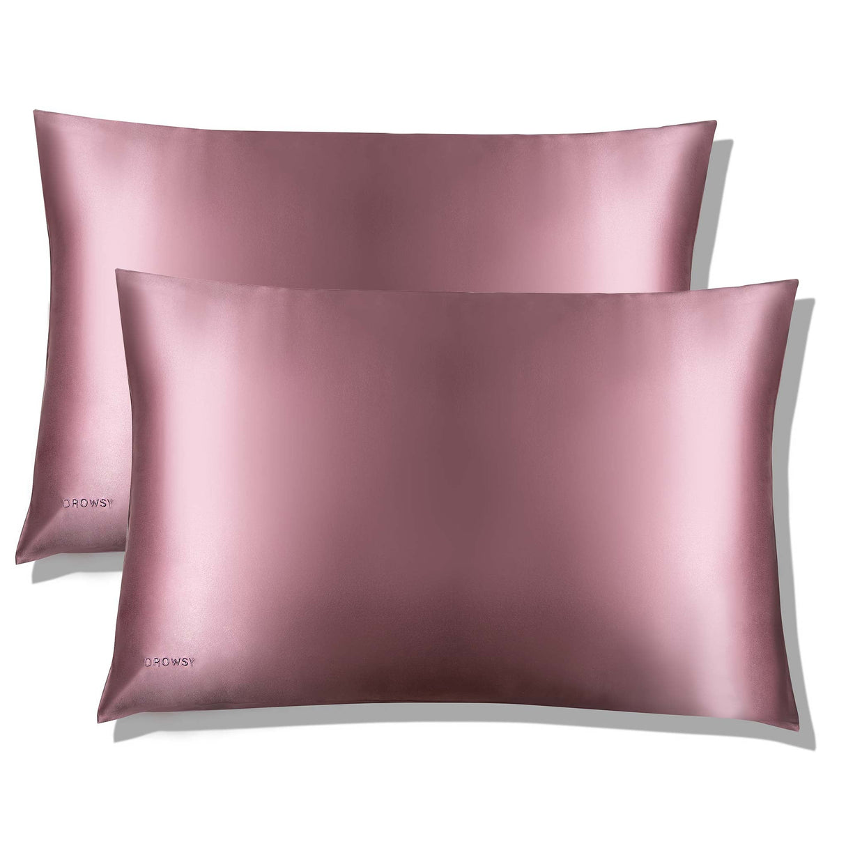 Damask Rose Silk Pillowcase from Drowsy