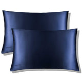Midnight Blue Silk Pillowcase from Drowsy