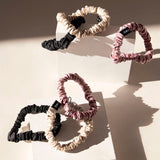 Skinny Scrunchie Set - Rose, Dusty, Black from Drowsy