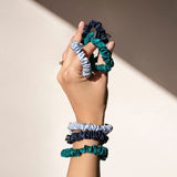 Skinny Scrunchie Set -  Blue & Green Shades from Drowsy