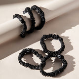 Skinny Scrunchie Set - Black Jade from Drowsy