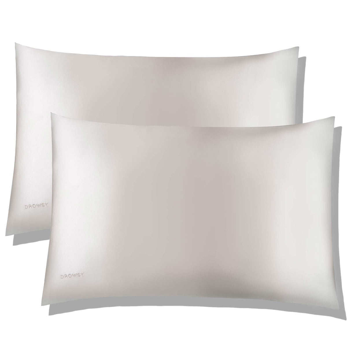 Akoya Pearl Silk Pillowcase (King Size) from Drowsy