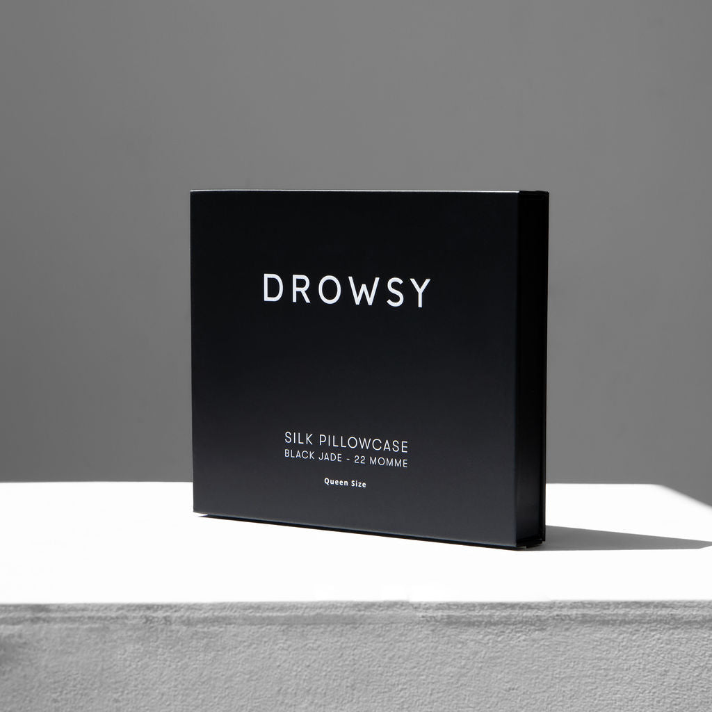Black Jade Silk Pillowcase from Drowsy