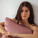 Damask Rose Silk Pillowcase from Drowsy