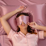 Damask Rose Silk Pillowcase from Drowsy