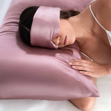 Damask Rose Silk Pillowcase from Drowsy