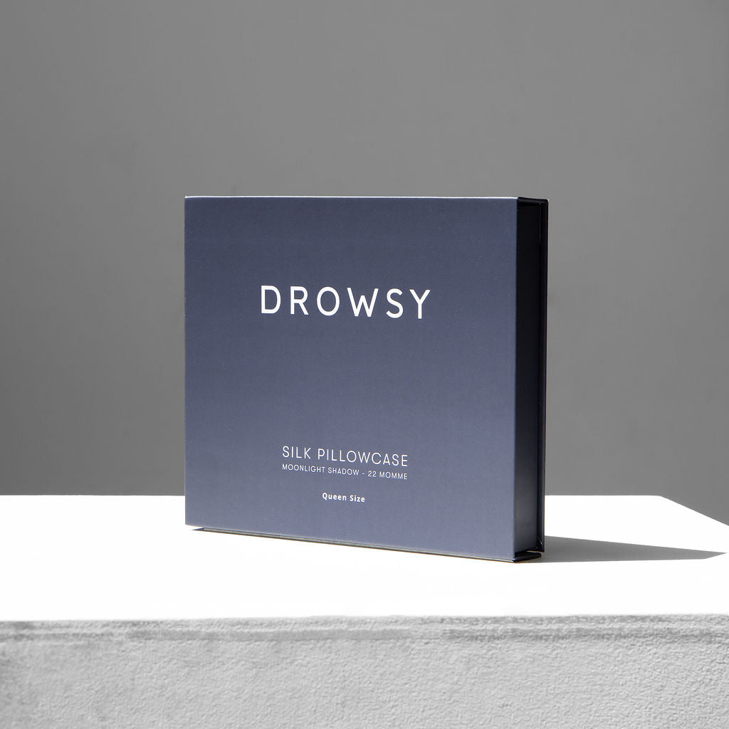 Moonlight Shadow Silk Pillowcase from Drowsy