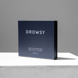 Midnight Blue Silk Pillowcase from Drowsy