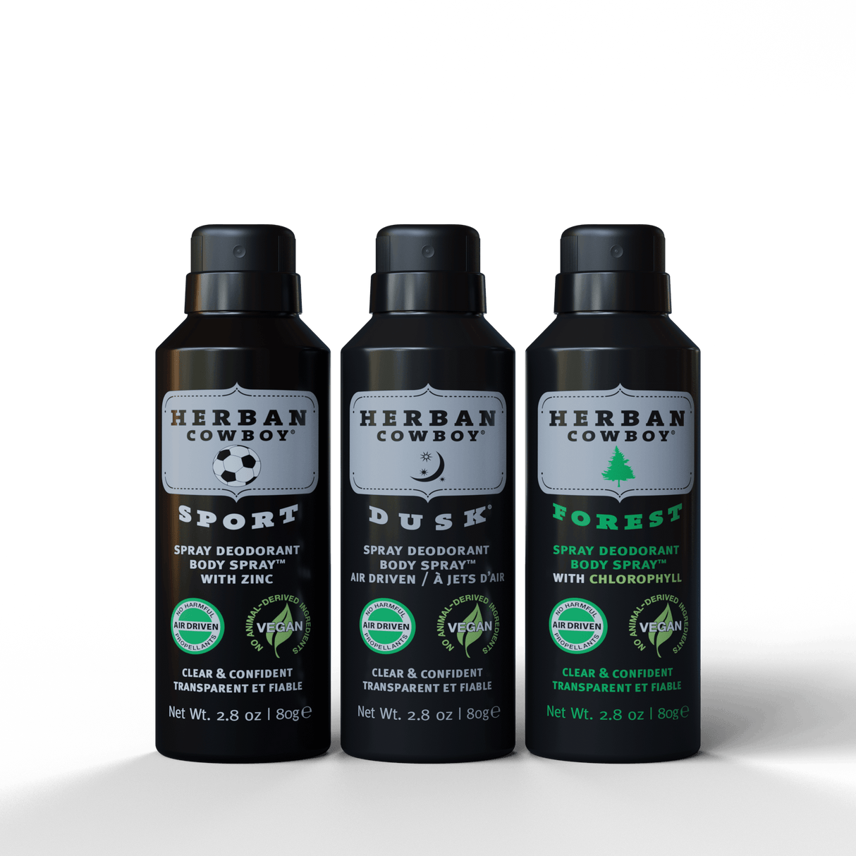 Three-pc Body Spray Bundle from Herban Cowboy