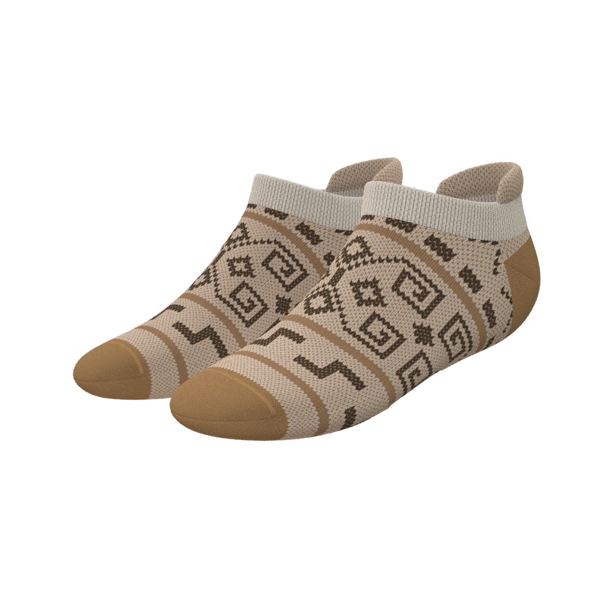 The Dude Abides | Aztec Sweater Heel Hammock™ Ankle Socks from Shinesty
