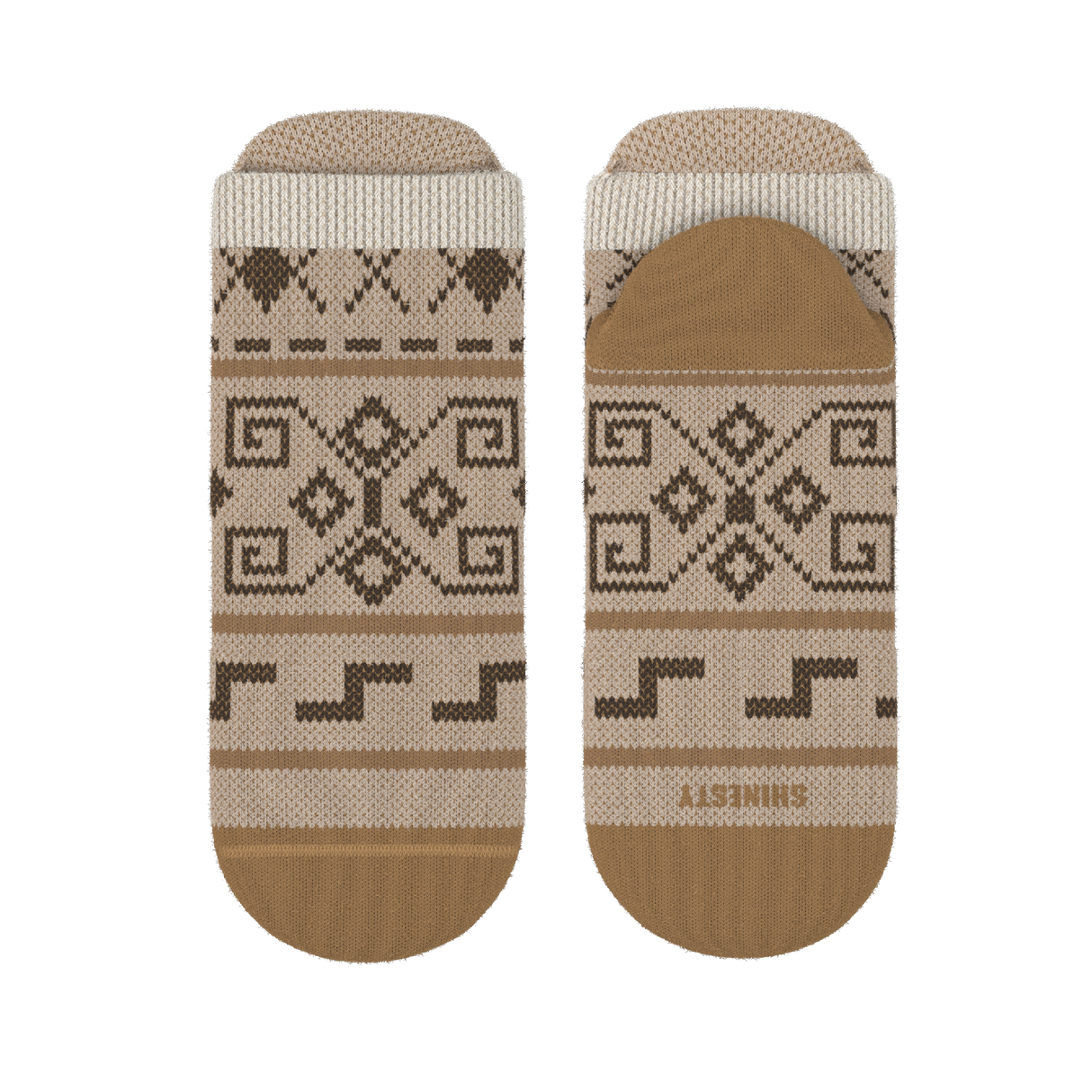 The Dude Abides | Aztec Sweater Heel Hammock™ Ankle Socks from Shinesty