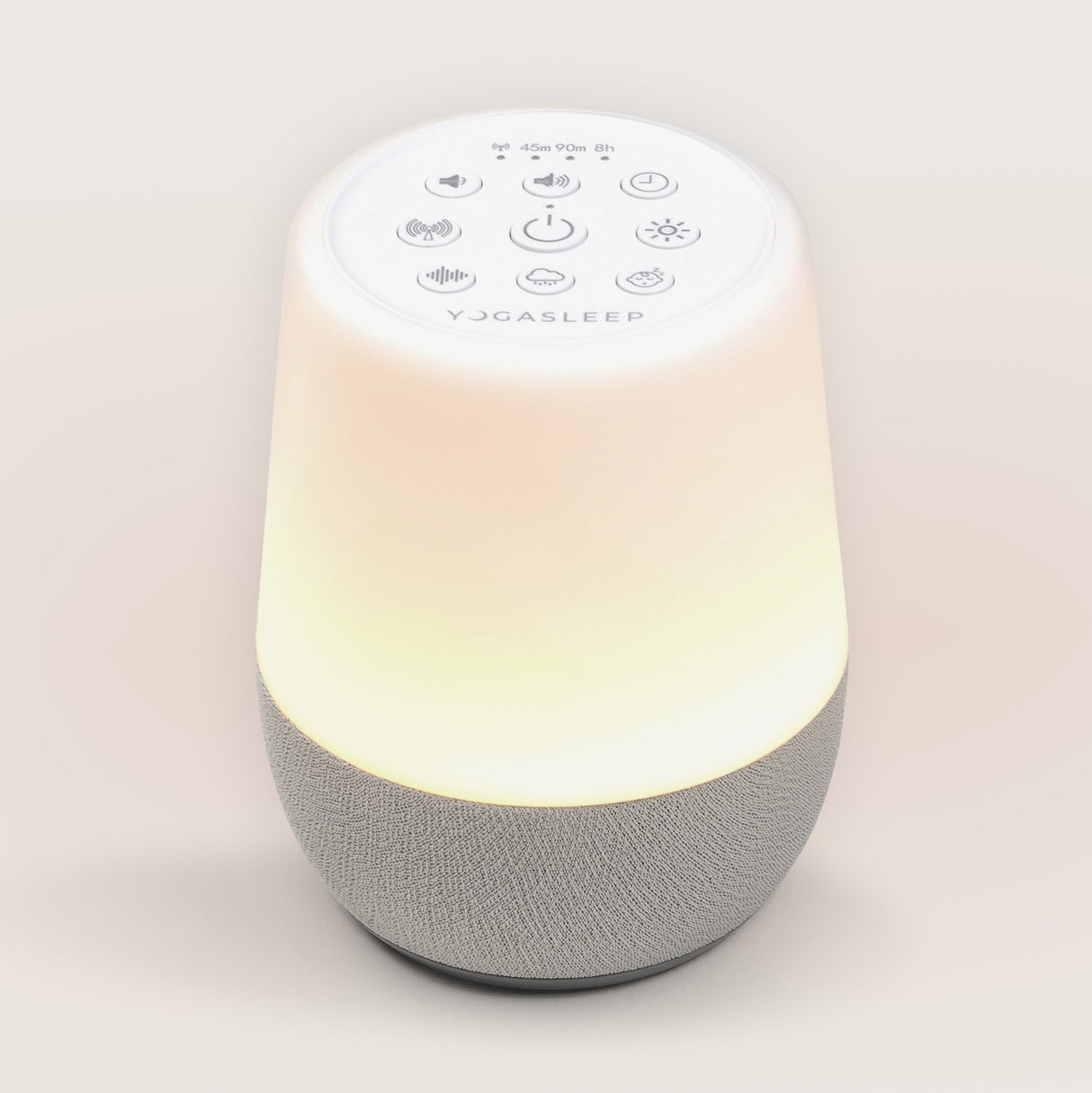 Duet White Noise Machine with Night Light and Wireless Speaker from Yogasleep