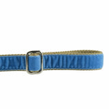 Dusty Blue Swiss Velvet Leash from 2 Hounds Design