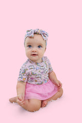 ONCE UPON A BIRTHDAY DREAM TUTU  BODYSUIT DRESS from DREAM BIG LITTLE CO