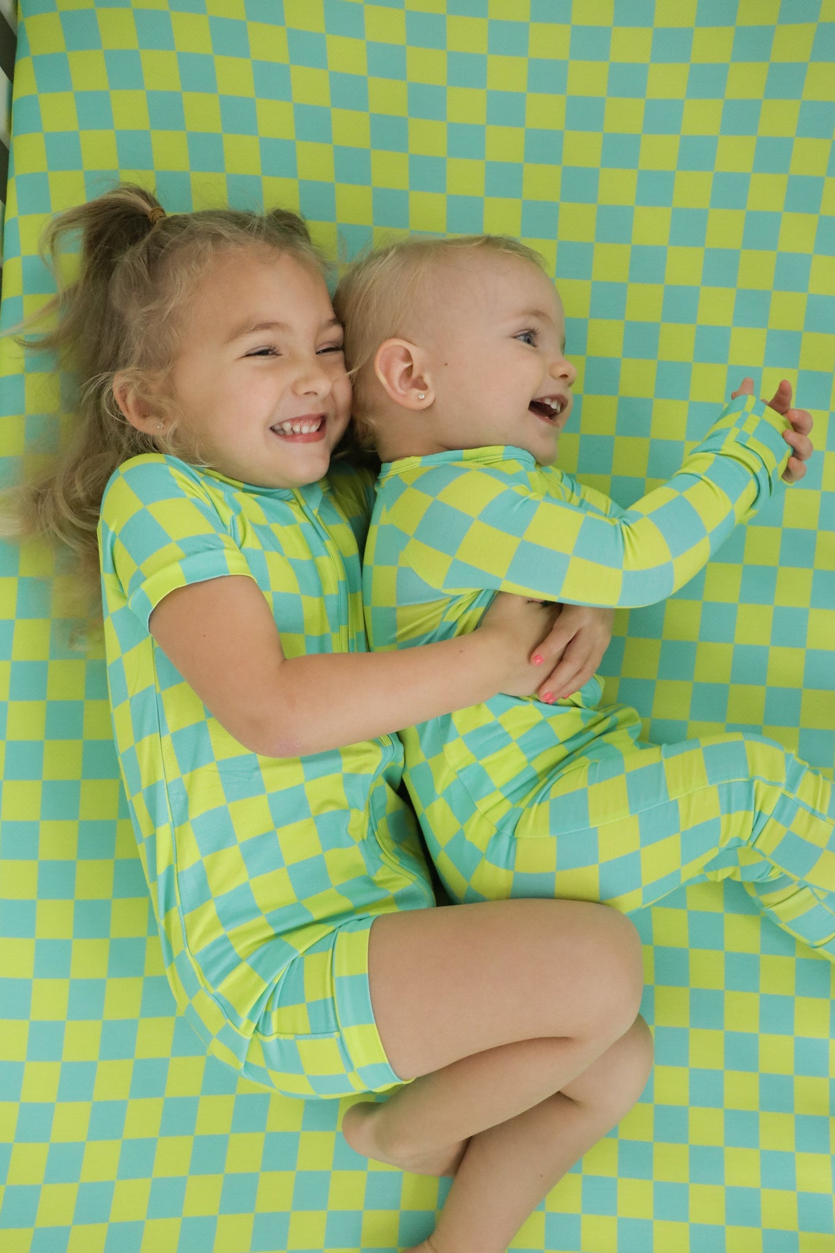 BE BOLD CHECKERS DREAM SHORTIE from DREAM BIG LITTLE CO