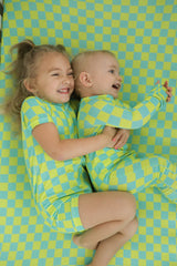 BE BOLD CHECKERS DREAM SHORTIE from DREAM BIG LITTLE CO