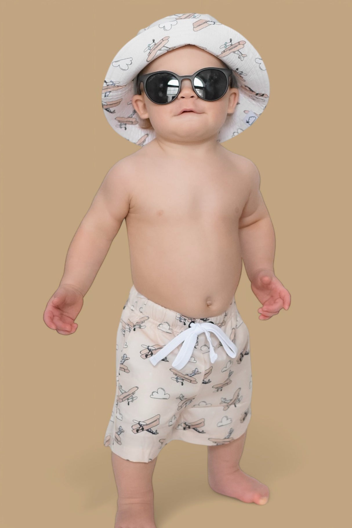 PLANE FUN BOY'S DREAM SWIM TRUNKS from DREAM BIG LITTLE CO