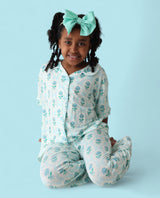 BLUE RIBBON BLOOMS DREAM GIRL'S FLARE SET from DREAM BIG LITTLE CO