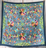 Fringe Otami Grey Silk Scarf from Lucky Chuck
