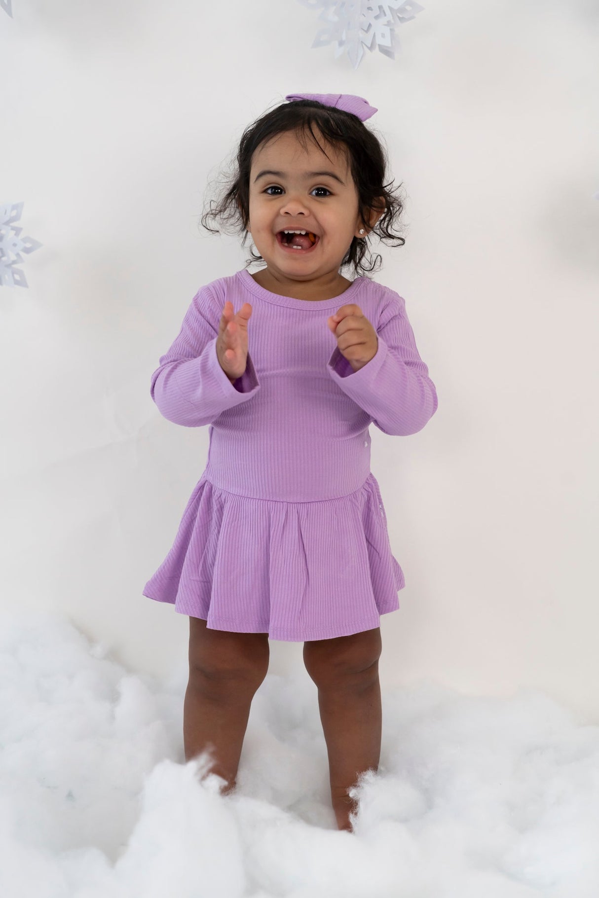 AMETHYST RIB DREAM BODYSUIT DRESS from DREAM BIG LITTLE CO