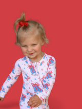 USA BOOTS N' BOWS DREAM ROMPER from DREAM BIG LITTLE CO