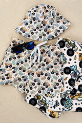CRASH HARD BOY'S DREAM SWIM TRUNKS from DREAM BIG LITTLE CO