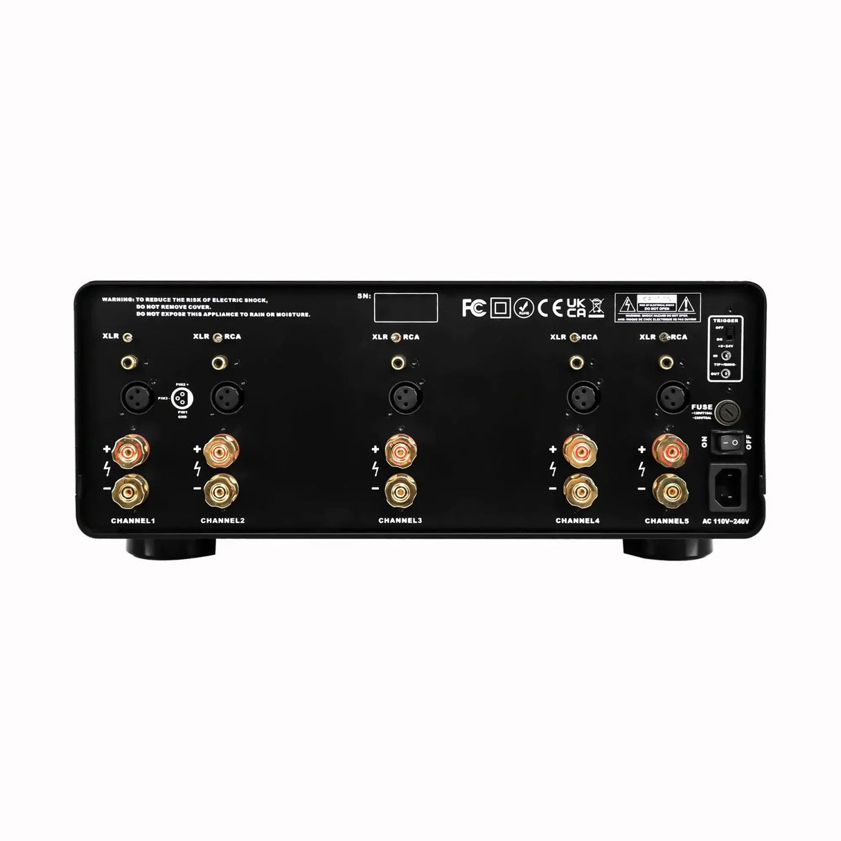 Energy 5 Channel Home Theater Power Amplifier – E5 From Aperion Audio