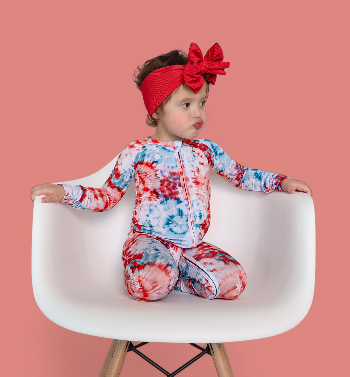STARRY TIE DYE DREAM ROMPER from DREAM BIG LITTLE CO